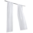 thumbnail image 1 of Sheer Curtains 52 W x 84 L inches 2 Panels Window Drapes Rod Pocket Polyester, 1 of 11