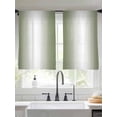 thumbnail image 1 of Sheer Curtains 54 Inches Long 2 Panels, Sage Green Gradient Rod Pocket Curtain Voile Draperies, Ombre Minimalist Style Light Filtering Window Treatment for Living Room Kitchen Bedroom, 1 of 8