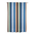 thumbnail image 1 of Sheer Curtains 63 Inch Length, Colorful Striped Semi Sheer Curtains Light Filtering Window Treatment, Modern Stripes Art Farmhouse Privacy Voile Drapes for Living Room Bedroom 52x63 Inch, 1 of 7