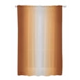 thumbnail image 1 of Sheer Curtains 63 Inch Length, Dark Burnt Orange Ombre Semi Sheer Curtains Light Filtering Window Treatment, Modern Grey Gradient Farmhouse Art Privacy Voile Drapes for Living Room 52x63 Inch, 1 of 7