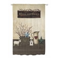 thumbnail image 1 of Sheer Curtains 63 Inch Length, Texas Stars Vintage Semi Sheer Curtains Light Filtering Window Treatment, Bless OurHome Pots Country Wood Grain Privacy Voile Drapes for Living Room Bedroom 52x63 Inch, 1 of 7