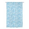 thumbnail image 1 of Sheer Curtains 72 Inches Long, Blue Spring Floral Semi Sheer Curtains Light Filtering Window Treatment, Farmhouse Flowers Elegant Pastoral Privacy Voile Drapes for Living Room Bedroom 52x72 Inch, 1 of 7