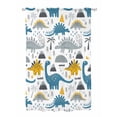 thumbnail image 1 of Sheer Curtains 72 Inches Long, Cartoons Dinosaurs Semi Sheer Curtains Light Filtering Window Treatment, Cute Animals Palm Trees Mountains Privacy Voile Drapes for Living Room Bedroom 52x72 Inch, 1 of 7