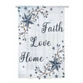 thumbnail image 1 of Sheer Curtains 72 Inches Long, Texas Star Country Semi Sheer Curtains Light Filtering Window Treatment, Blue Farmhouse Branches Privacy Voile Drapes for Living Room Bedroom 52x72 Inch, 1 of 7