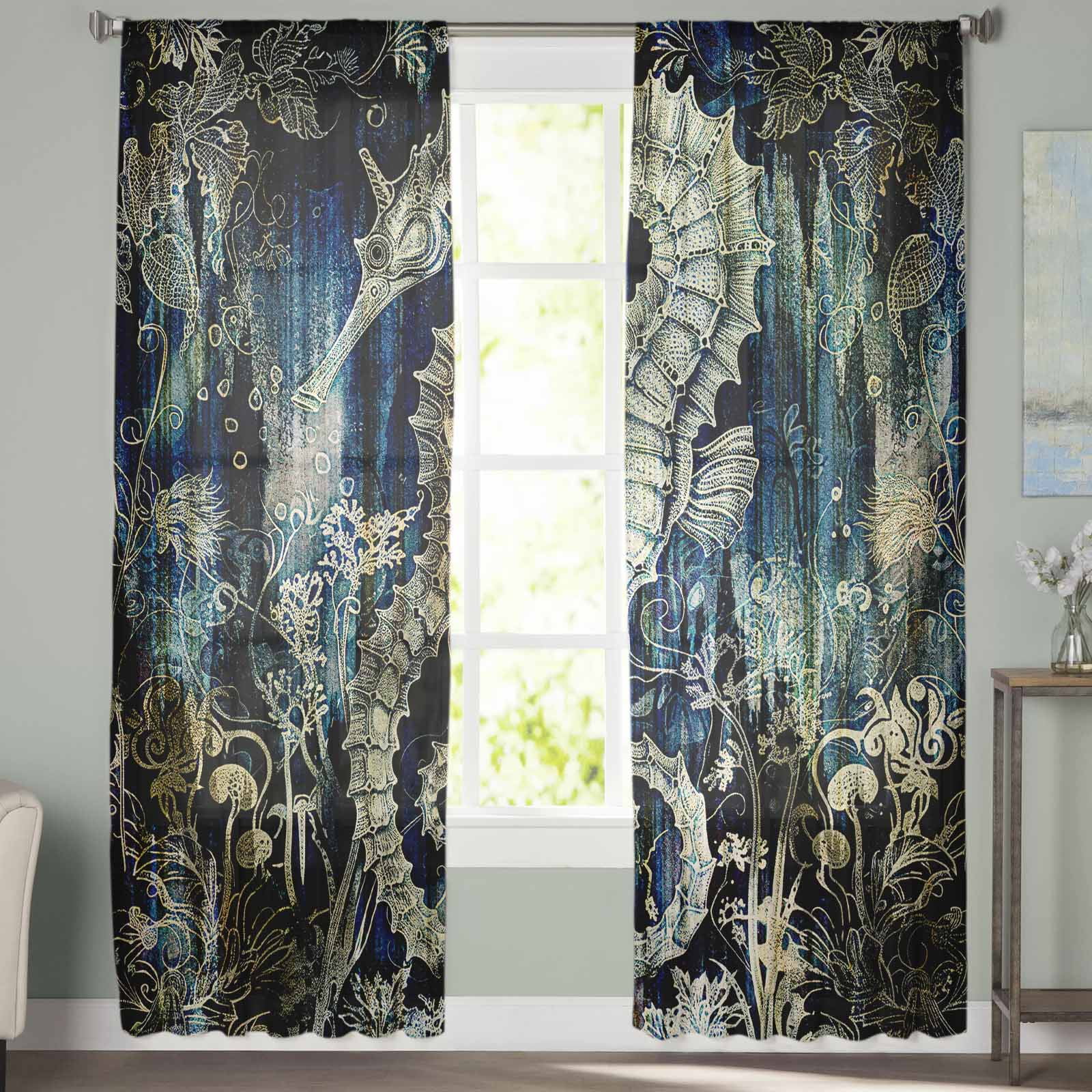 Curtains Sea Horse