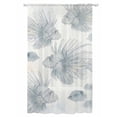 thumbnail image 1 of Sheer Curtains 84 Inches Long, Beach Coastal Fish Semi Sheer Curtains Light Filtering Window Treatment, Watercolor Sea Ocean Nautical Privacy Voile Drapes for Living Room Bedroom 52x84 Inch, 1 of 7