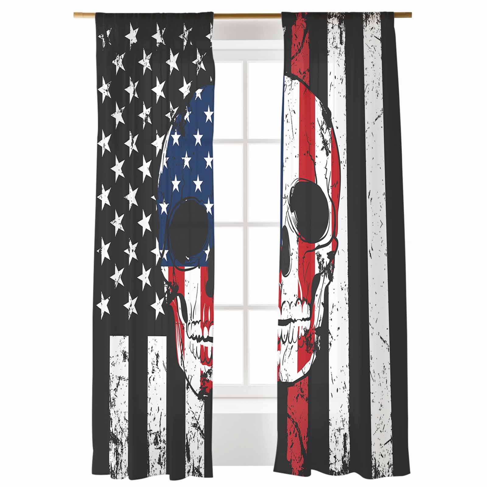 Patriot Star Quilted Curtains NCU0NTD1771