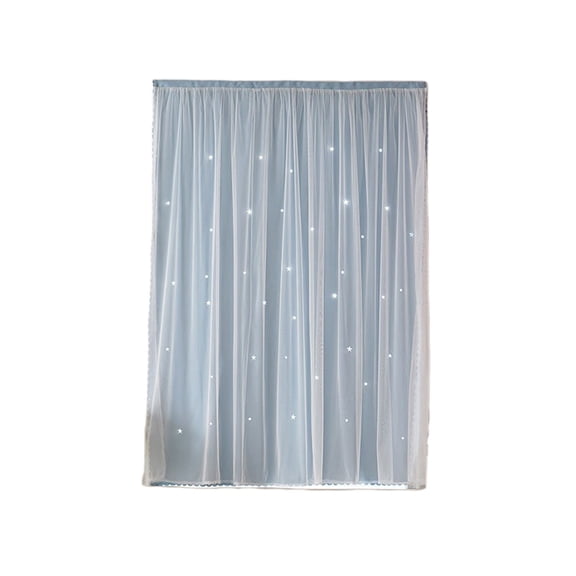 Living Room Embroidered Sheer Curtains - Light Filtering Opaque Phantom Mesh White Window Screen For Living Room Bedroom Curtains for Living Room