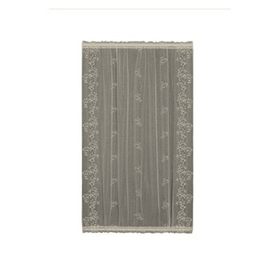 heritage lace 8220e-4240dp 42 x 40 in. sheer divine door panel, ecru