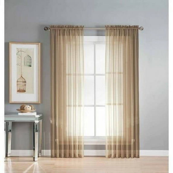 Sheer Elegance Curtain Panel Pairs