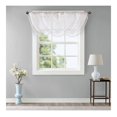 thumbnail image 1 of Sheer Embroidered Waterfall Valance White 38x46", 1 of 7