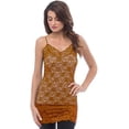 thumbnail image 1 of Sheer Extra Long Lace Cami w/ Adjustable Straps …, 1 of 1