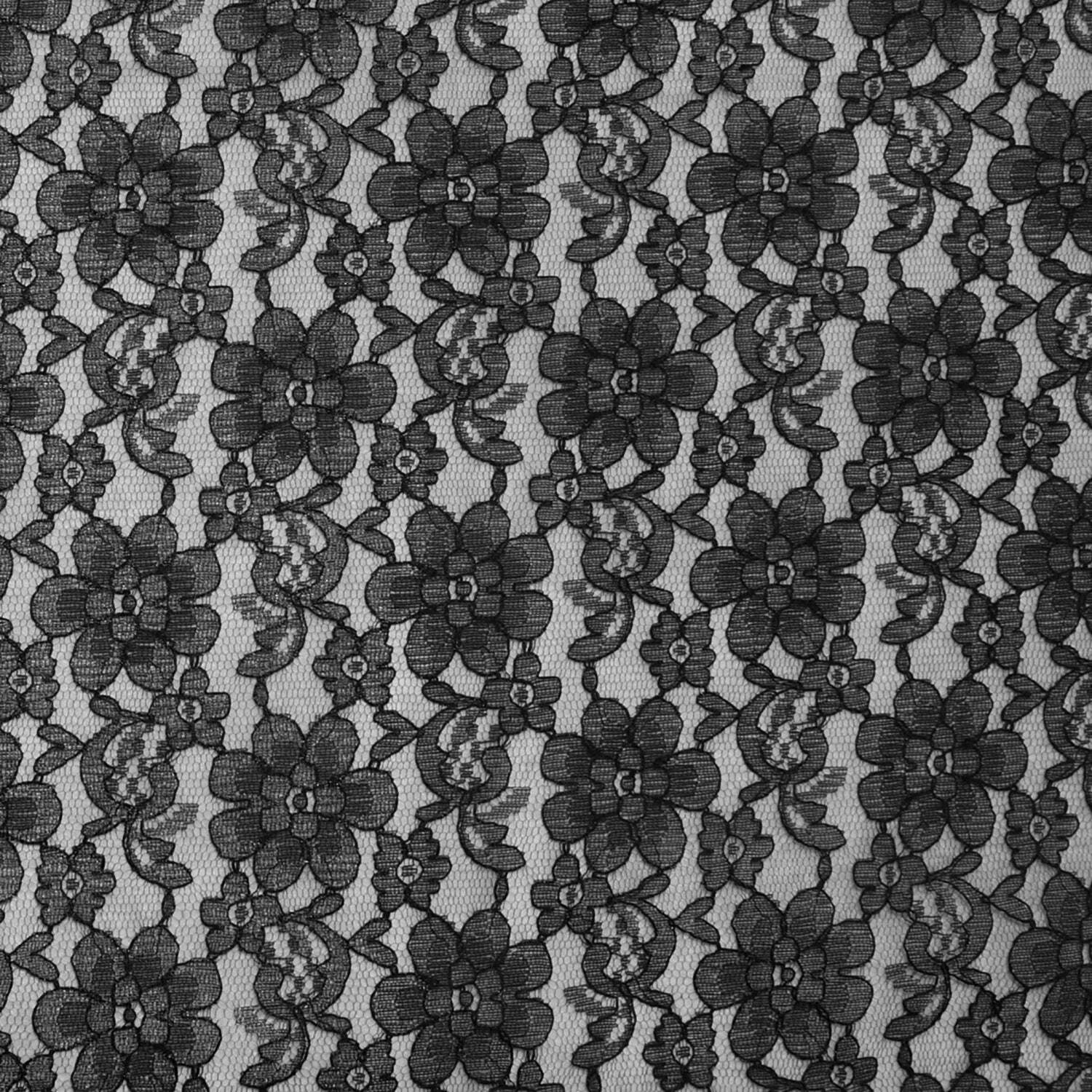 Sheer Floral "Rachel" Lace Fabric 58" Wide by 36"(1-Yard) for Arts, Crafts, & Sewing