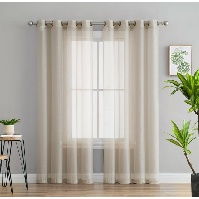 Sheer Grommet Curtain Panels