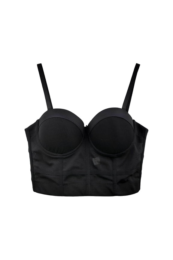 Sheer Halter Neck Bustier Top Cut Out Sleeveless Crop Cami Sexy Lace Up Corset Tops & Bodycon Going Out Blouses for Women