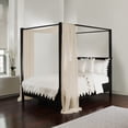 thumbnail image 1 of Sheer Ivory Canopy Bed Scarf by Royale Linens, 1 of 4