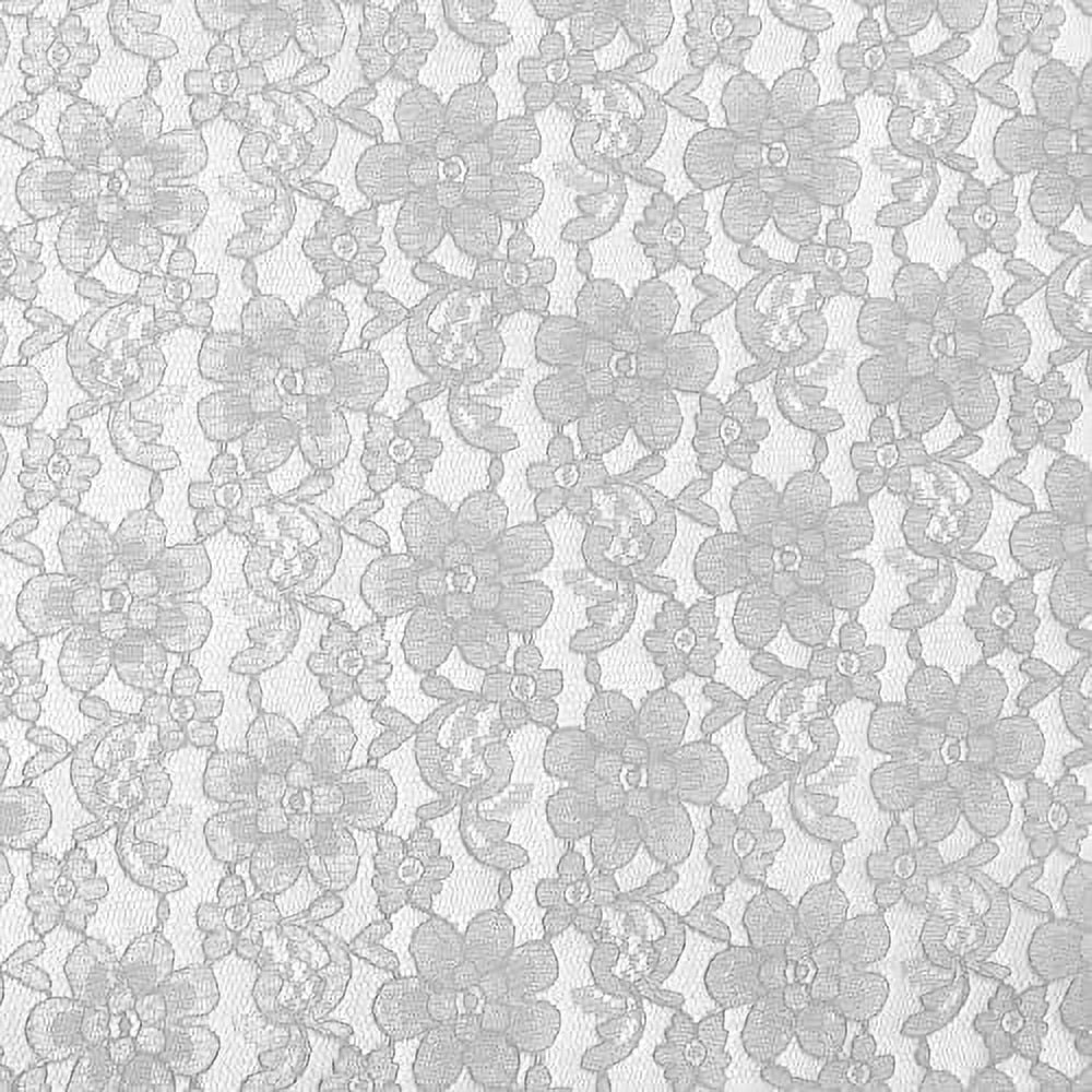 Sheer Lace Fabric By The Yard 58 Inch Wide/Light Weight Fabric/Craft & Sewing Material (10 Yards