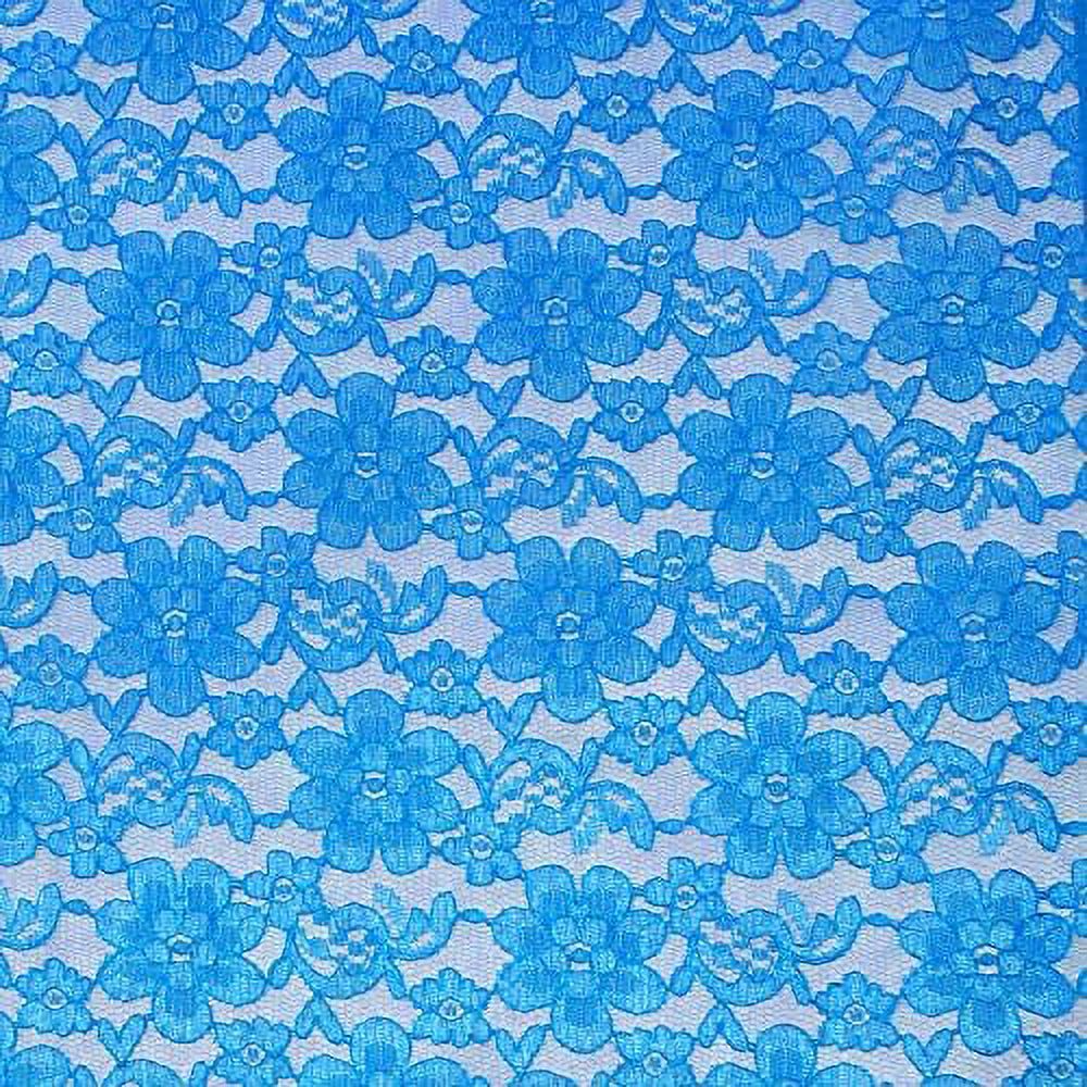Sheer Lace Fabric By The Yard 58 Inch Wide/Light Weight Fabric/Craft & Sewing Material (5 Yards