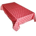 thumbnail image 1 of Sheer Lace Tablecloth Overlay Wedding and Party Decoration Red, 1 of 3
