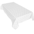 thumbnail image 1 of Sheer Lace Tablecloth Overlay Wedding and Party Decoration White, 1 of 3