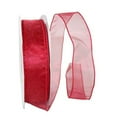 thumbnail image 1 of Sheer Lovely Value Wired Edge Ribbon - Rose Red - 1.5 in. x 50 yards, 1 of 1