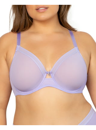 Curvy Couture Women's Luxe Smoothing Seamless Plus Size Bralette, Lavender  Mist, X-Large Plus at  Women's Clothing store