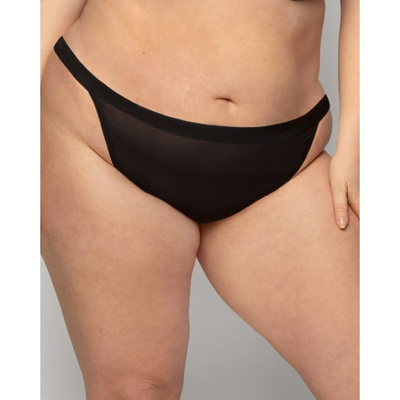 Sheer Mesh G-String - Black Hue