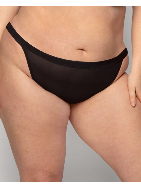 Sheer Mesh G-String - Black Hue