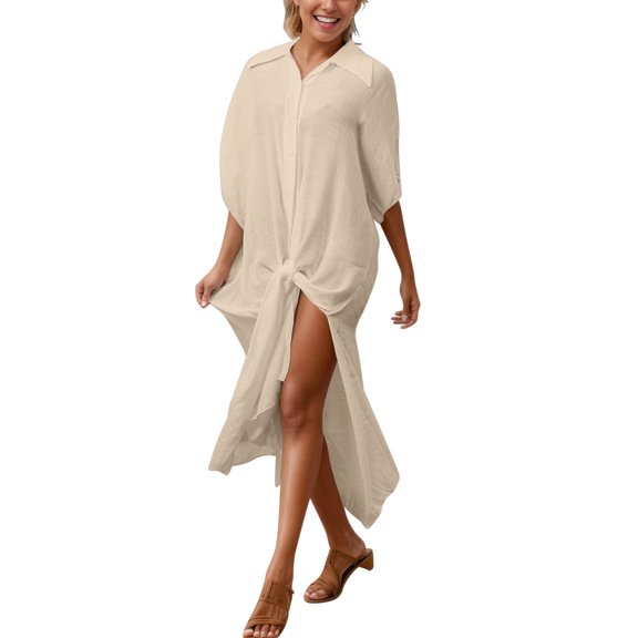 Sheer Mesh High Neck Halter Swim Dress for Women Ruched Bust Asymmetrical Hem Soft Stretchy Fabric Ideal for 2026 Tropical Vacations Pool Parties