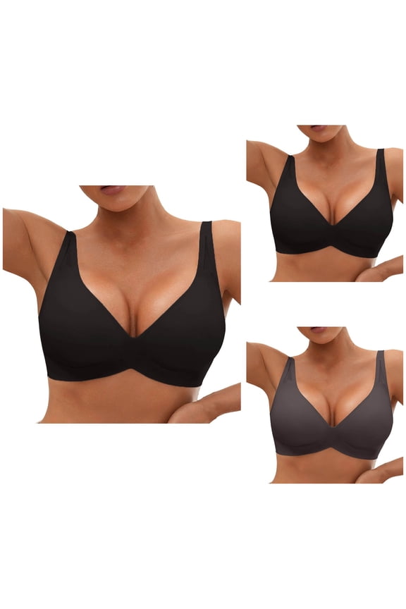 Sheer Mesh Seamless Underwire Balconette Bra – Women's Comfortable Push-Up Demi Cup with Thin Straps and Back Support