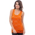 thumbnail image 1 of Sheer Nylon Lace Racerback Tank Top, 1 of 1