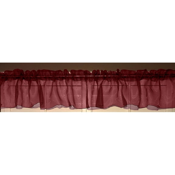 Sheer Organza Curtain/Valance Window Treatment