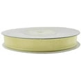 thumbnail image 1 of Sheer Organza Ribbon, 3/8-inch, 25-yard, Baby Maize Yellow, 1 of 1