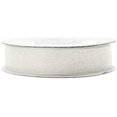 thumbnail image 1 of Sheer Organza Ribbon, 5/8-inch, 25-yard, White, 1 of 1