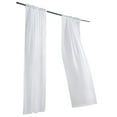 thumbnail image 1 of Sheer Panel Curtains 42 W x 84 L, Rod Pocket Design, 2 Pack, Soft Polyester, 1 of 11