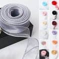 thumbnail image 1 of Sheer Ribbon 1.57 inch x 10Yd Handmade Eco-Friendly Nylon Yarn Ribbons for Gift Wrapping Christmas Tree Crafts Bows Wedding Invitations Wreaths Wrap, 1 of 7