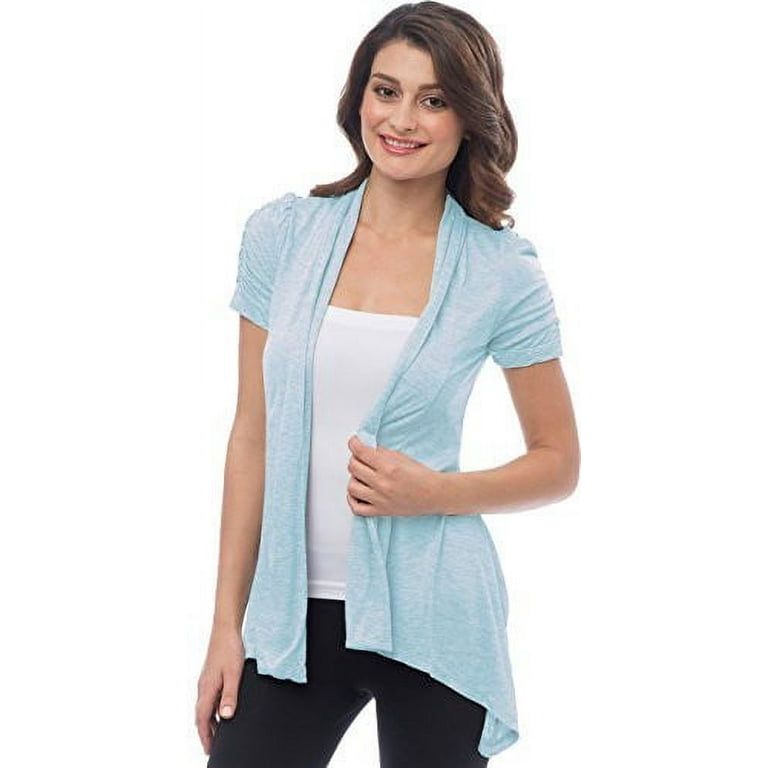 Sheer Short Sleeve Cardigan Cover-up