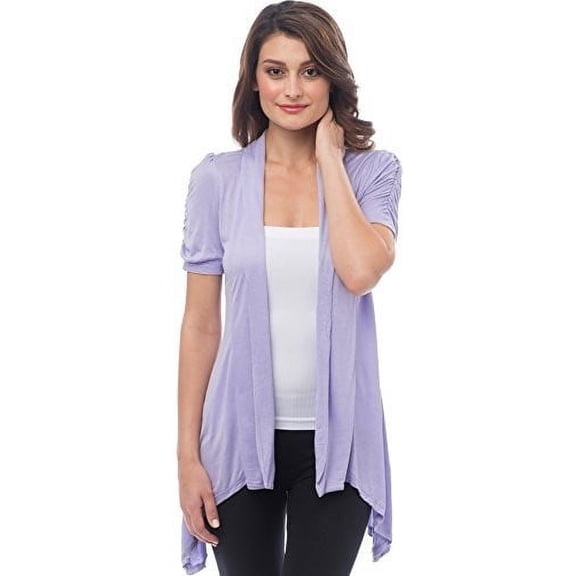 Sheer Short Sleeve Cardigan Cover-up