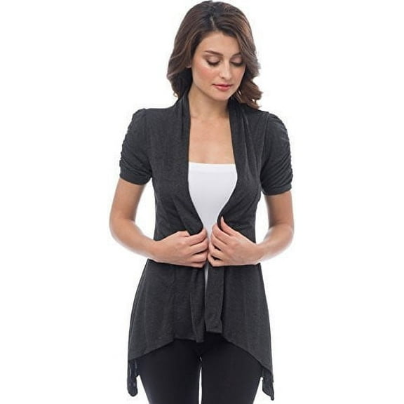 Sheer Short Sleeve Cardigan Cover-up