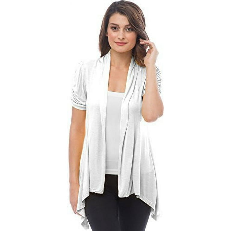 Sheer short sleeve cardigan hot sale