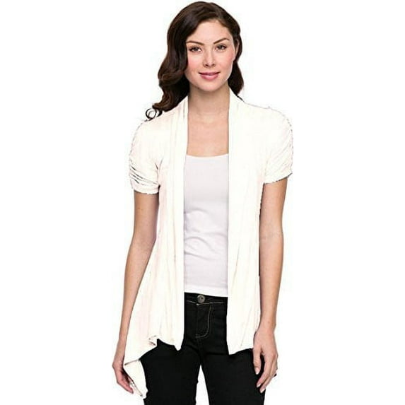 Sheer Short Sleeve Cardigan Cover-up