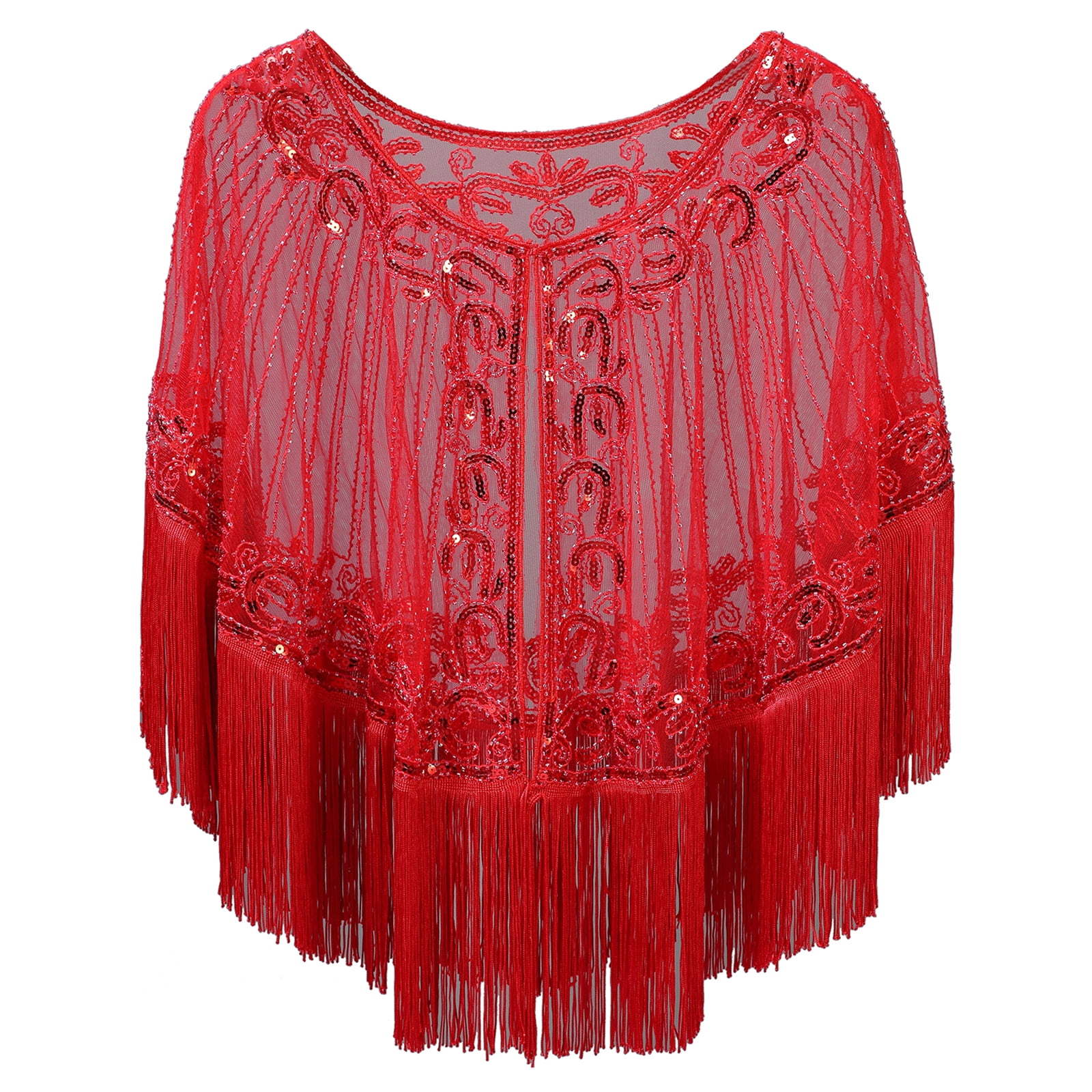 JR201 - Sequin Drop Sleeve Shrug main image 0