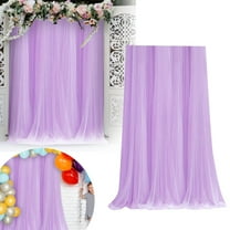 Sheer Tulle Backdrop Curtain Wedding Baby Shower Backdrop Bridal Shower Birthday Party Photo Background Home Decor Event Decorations Celebration Photography Fabric Display, 160x215cm