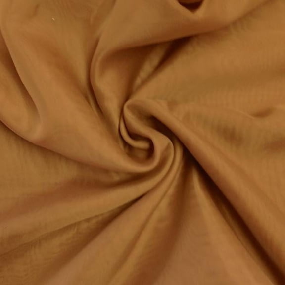 Sheer Voile Fabric 118" Wide Window Curtain Drapery And Apparel Per Yard 100% Polyester (Coffee)