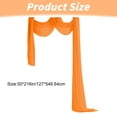 thumbnail image 1 of Sheer Voile Window Curtain Panel - Solid Color for Kitchen Bedroom Bathroom, Rod Pocket Semi-Private Drapes, 1 of 7