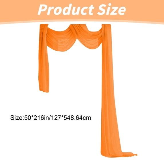 Sheer Voile Window Curtain Panel - Solid Color for Kitchen Bedroom Bathroom, Rod Pocket Semi-Private Drapes