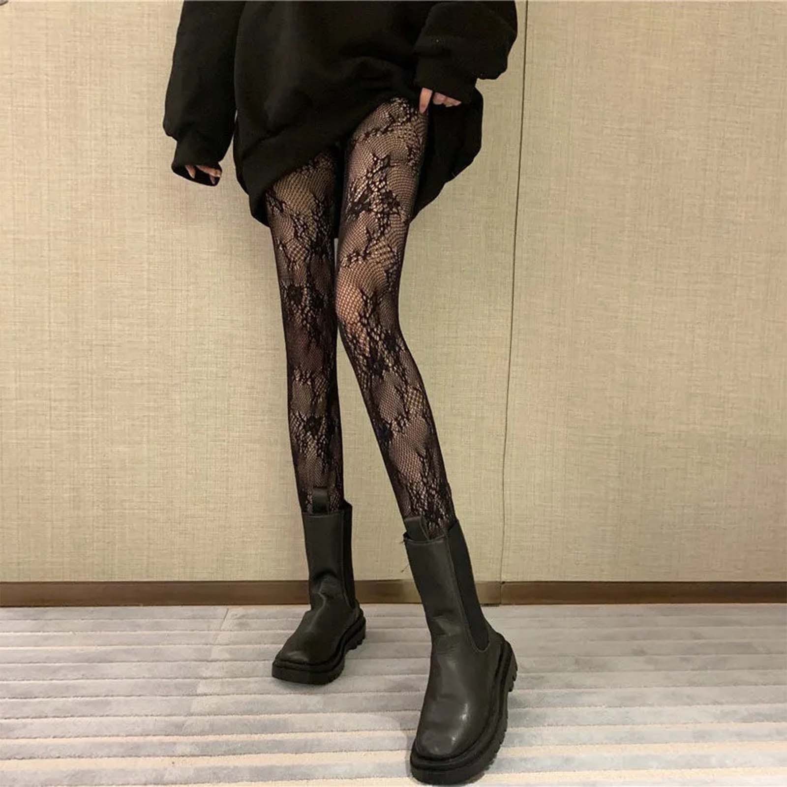 Sheer White Pantyhose Summer Light Snag Fishnet Tights With Hollow Out ...