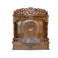 thumbnail image 1 of Sheesham Teak Handcrafted Wooden Temple For Home And Office/ Puja Mandir For Home / Wall Hanging Mandir / Pooja Ghar / Pooja Mandap, 1 of 5