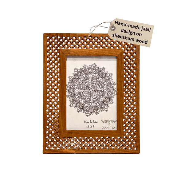 Sheesham Wood Photo Frame - Handcrafted for Home Decor and Gifting
