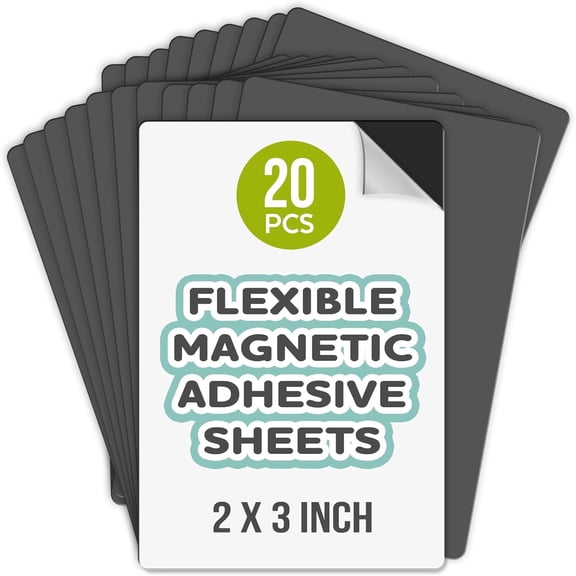Sheet  with Adhesive Backing for 2x3 Inches Pictures - 20 Units of  Paper Sheets for Your Photos -  Self Stick  Sheet/Sticker for a Fridge, Locker, Cabinet or Dishwasher
